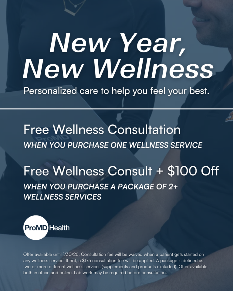January Wellness Specials Pop Up