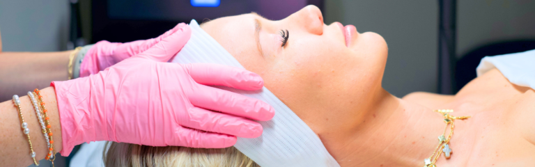 Patient at ProMD Health Using ProMD Promise Reward Voucher at The Spa