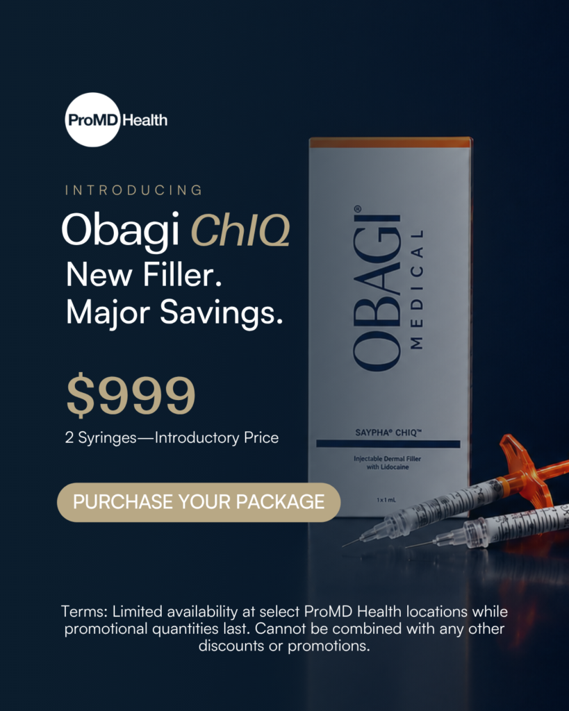 ProMD Health Obagi ChIQ Intro Pricing Pop Up