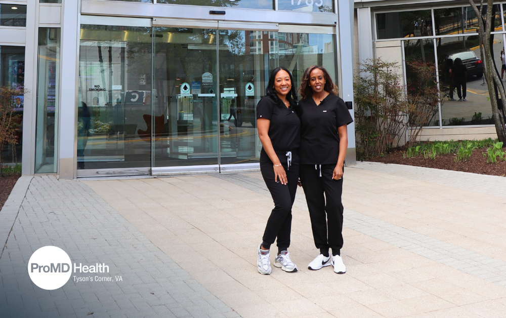 ProMD Tysons Lisa Brown, PA-C and Selam Asmellash, PA-C